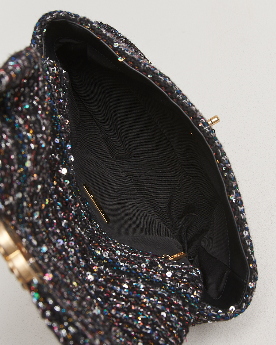 Herr | Pre-Owned & Vintage Bags | Chanel Pre-Owned | Chanel 19 Sequins Large Handbag Black