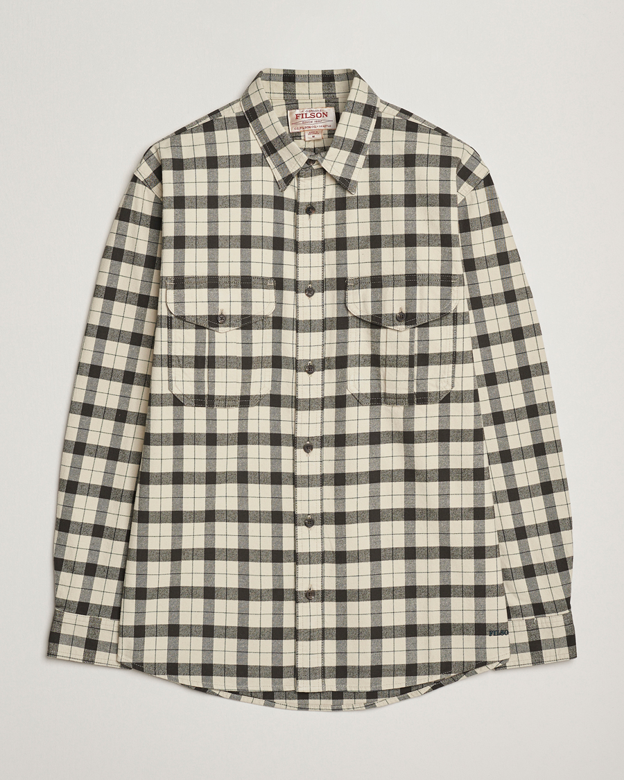 Herr | Skjortor | Filson | Checked Alaskan Guide Shirt Cream/Grey