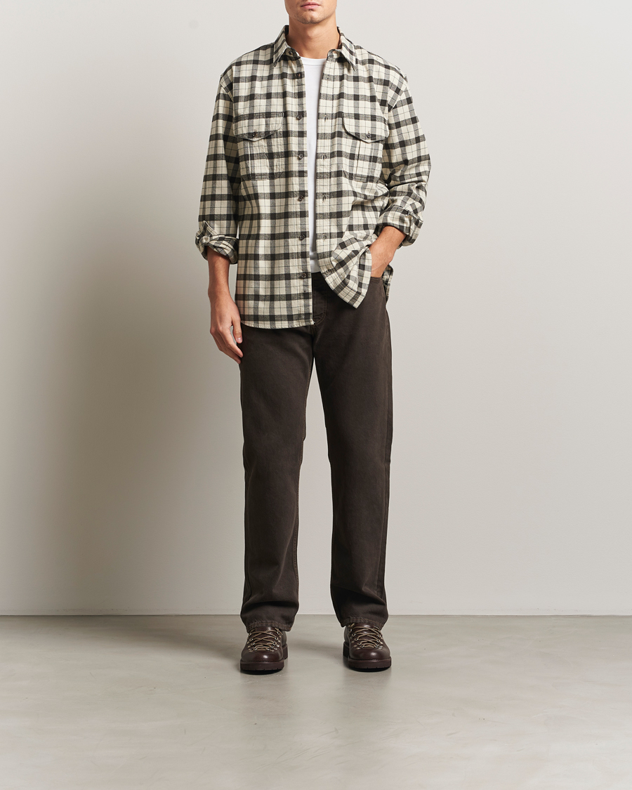Herr | Skjortor | Filson | Checked Alaskan Guide Shirt Cream/Grey