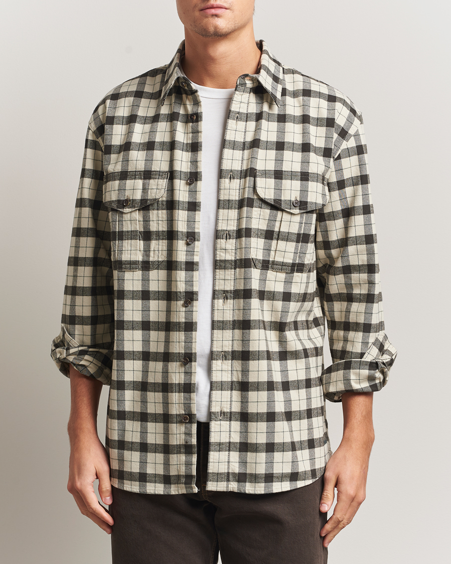 Herr | Skjortor | Filson | Checked Alaskan Guide Shirt Cream/Grey