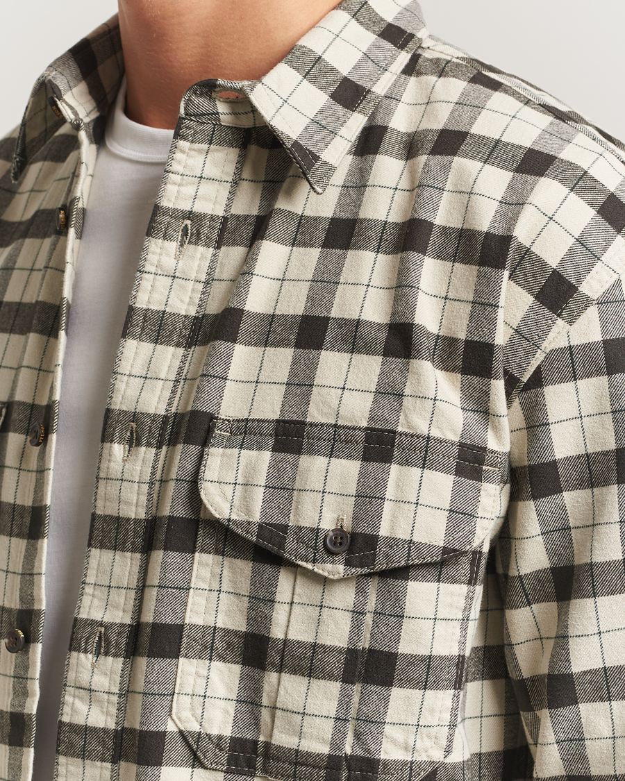 Herr | Skjortor | Filson | Checked Alaskan Guide Shirt Cream/Grey