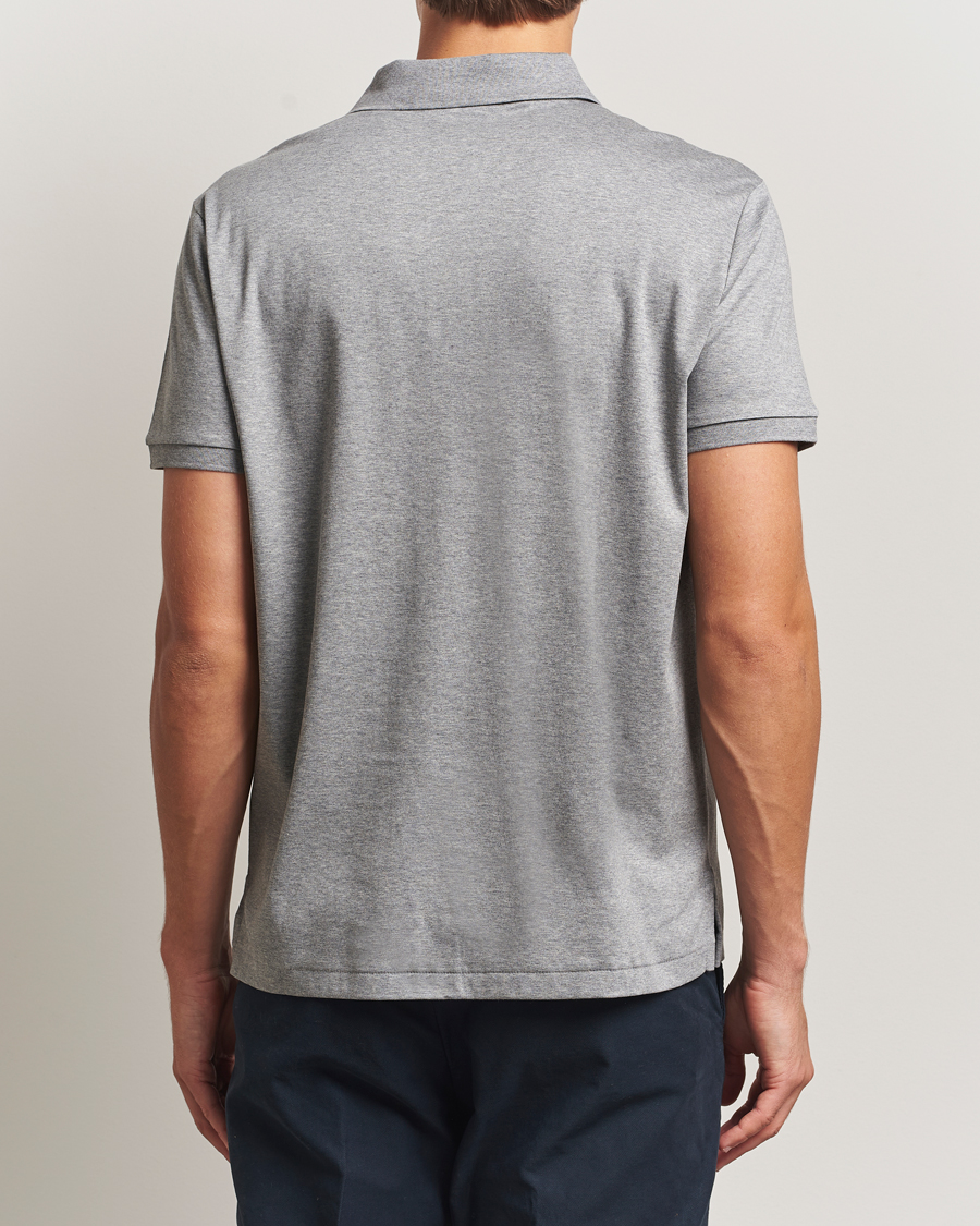 Herr | Pikéer | Polo Ralph Lauren | Custom Slim Fit Cotton Polo Steel Heather