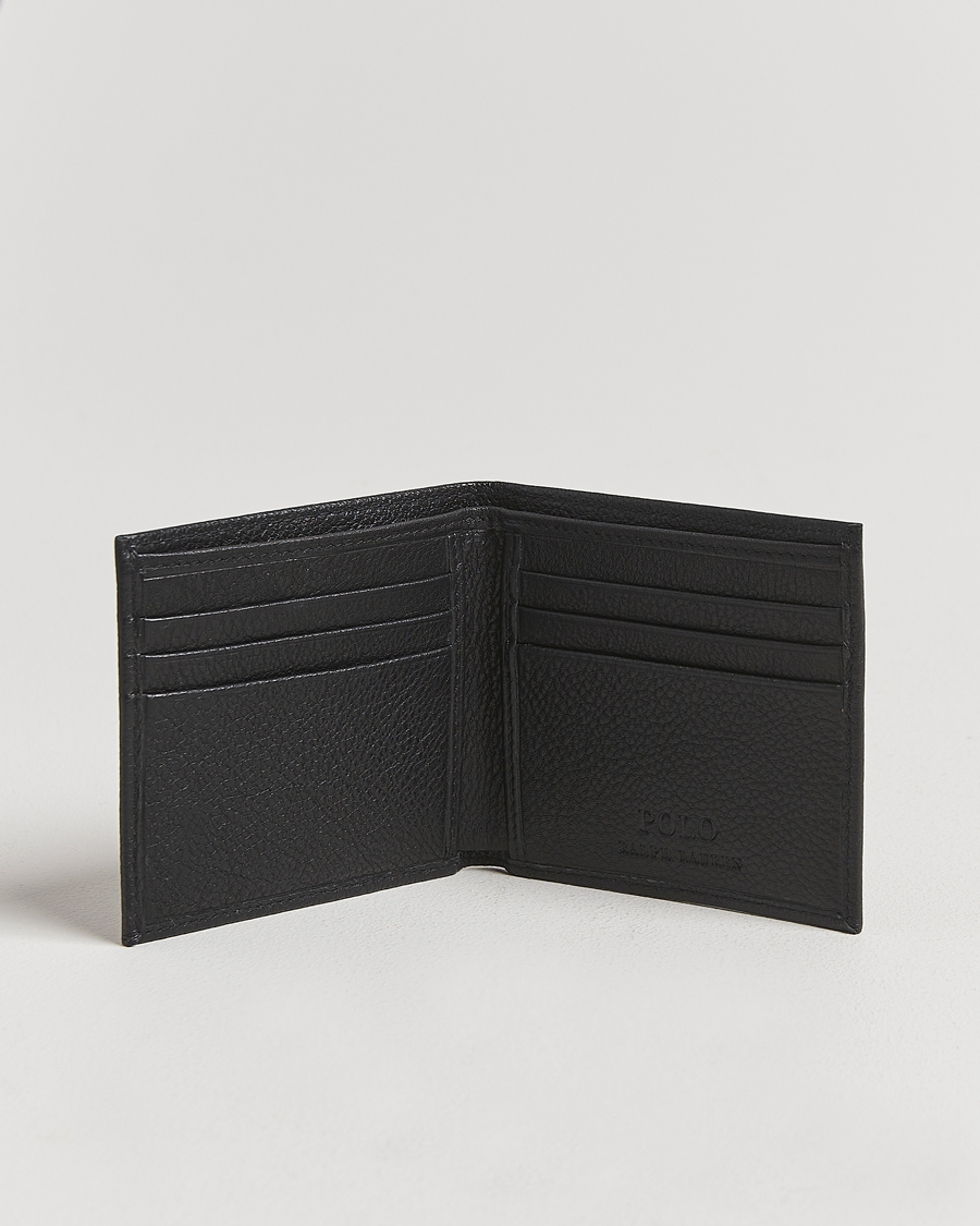 Herr | Plånböcker | Polo Ralph Lauren | Pebbled Leather Billfold Wallet Black