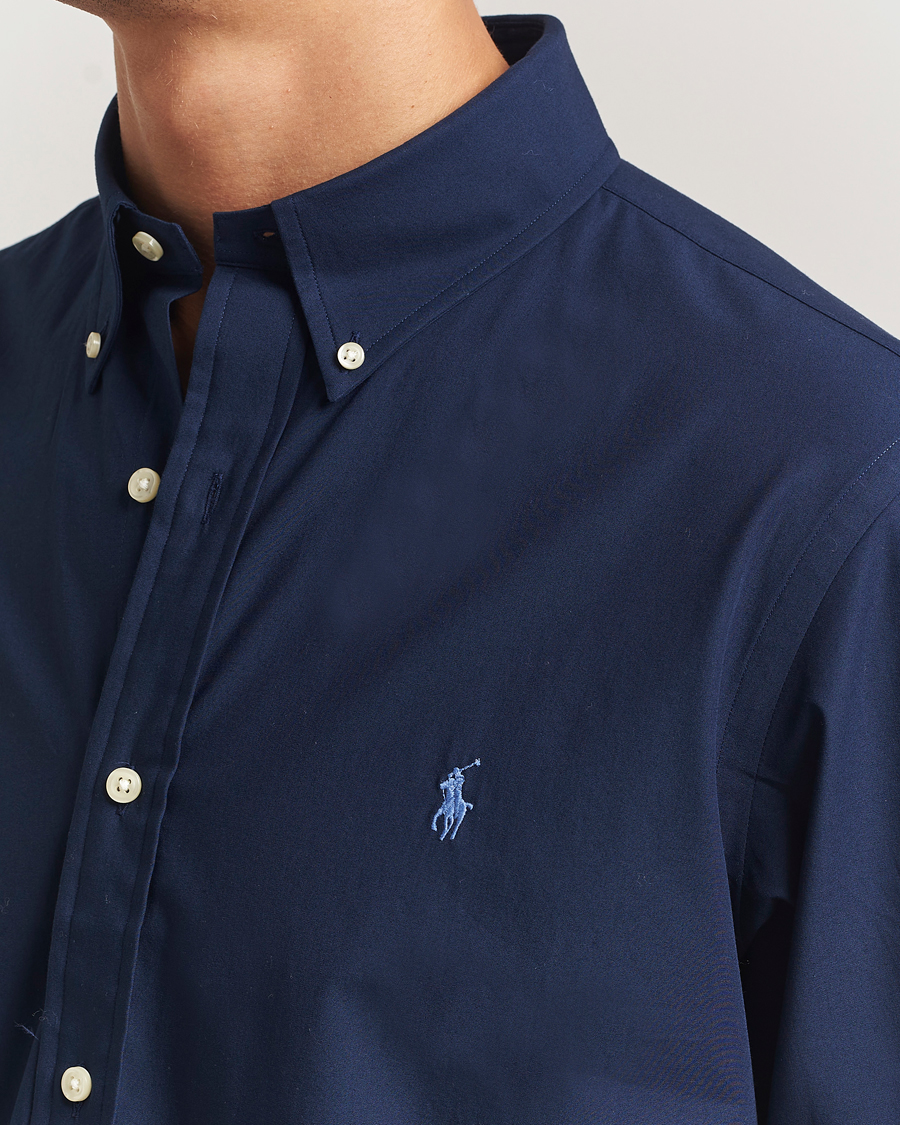 Herr | Skjortor | Polo Ralph Lauren | Custom Fit Stretch Poplin Shirt Newport Navy