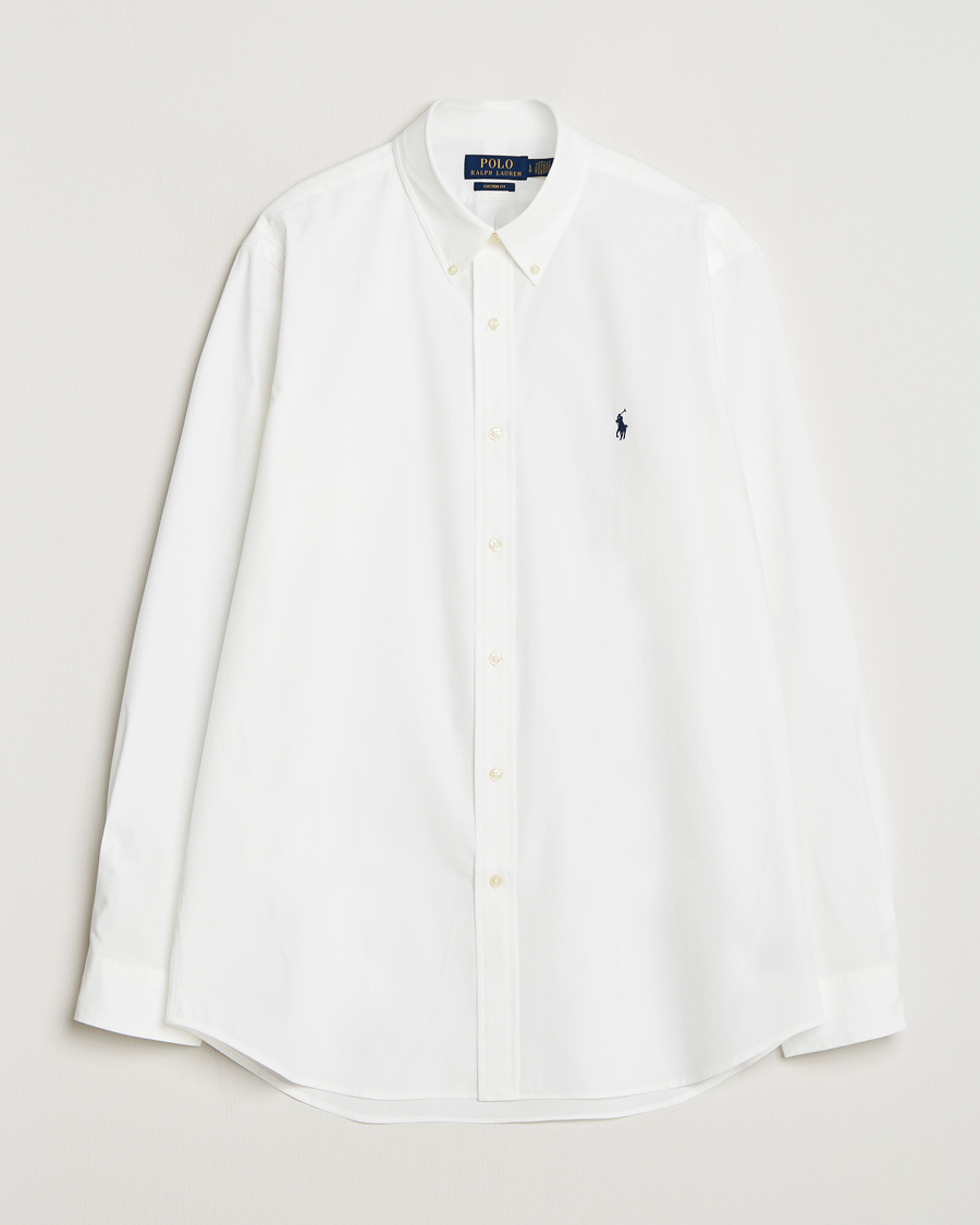 Herr | Skjortor | Polo Ralph Lauren | Custom Fit Stretch Poplin Shirt White