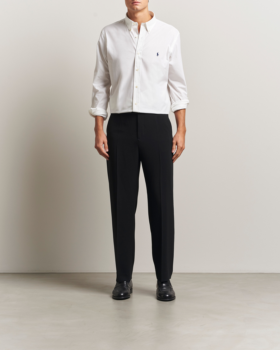 Herr | Skjortor | Polo Ralph Lauren | Custom Fit Stretch Poplin Shirt White