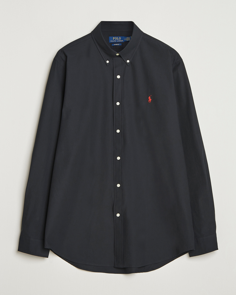 Herr | Skjortor | Polo Ralph Lauren | Custom Fit Stretch Poplin Shirt Polo Black