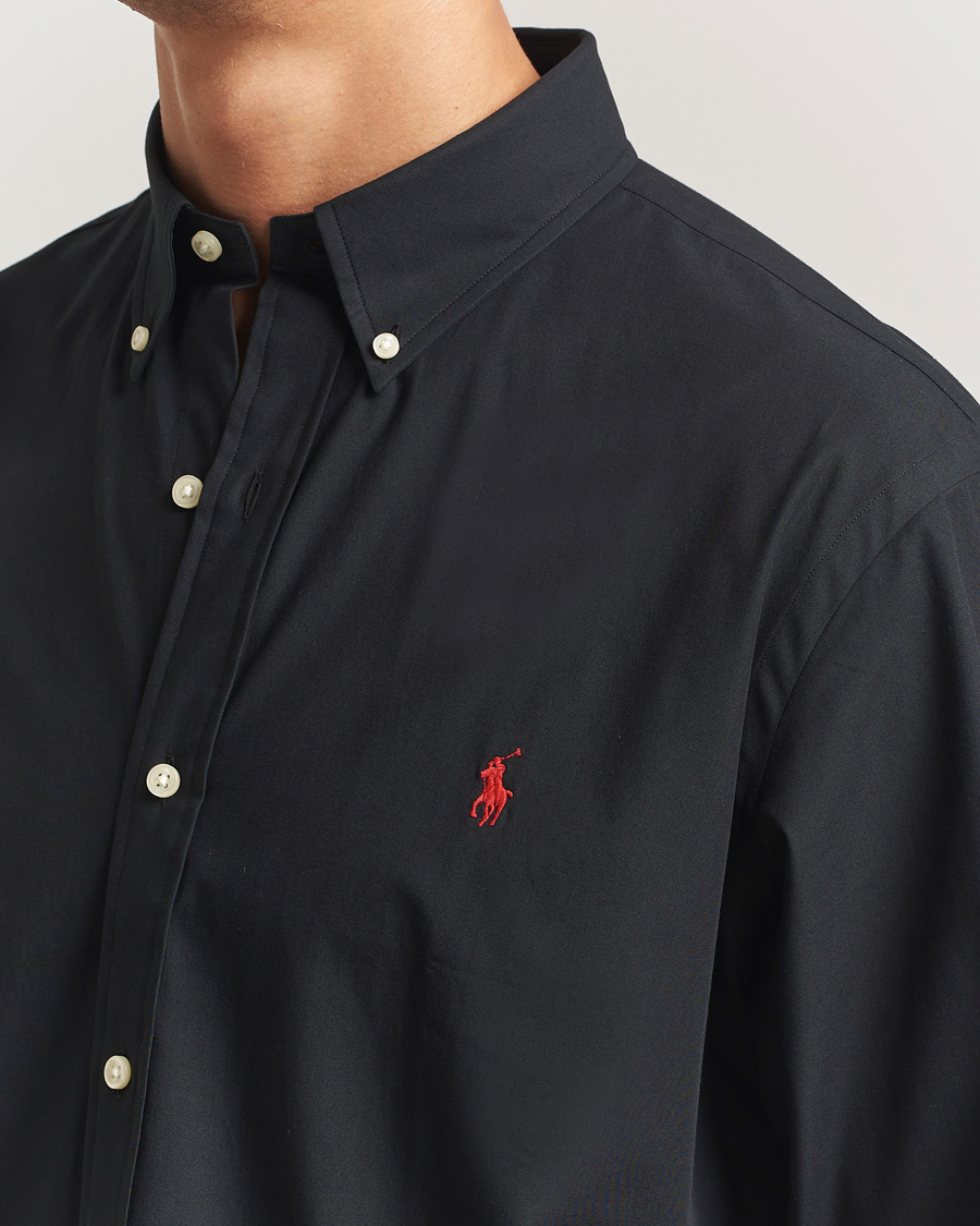 Herr | Skjortor | Polo Ralph Lauren | Custom Fit Stretch Poplin Shirt Polo Black