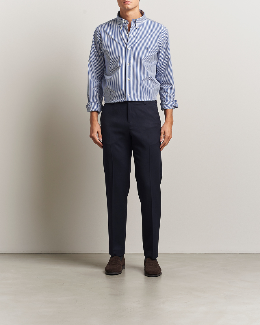 Herr | Skjortor | Polo Ralph Lauren | Custom Fit Stretch Poplin Shirt Bengal Stripe