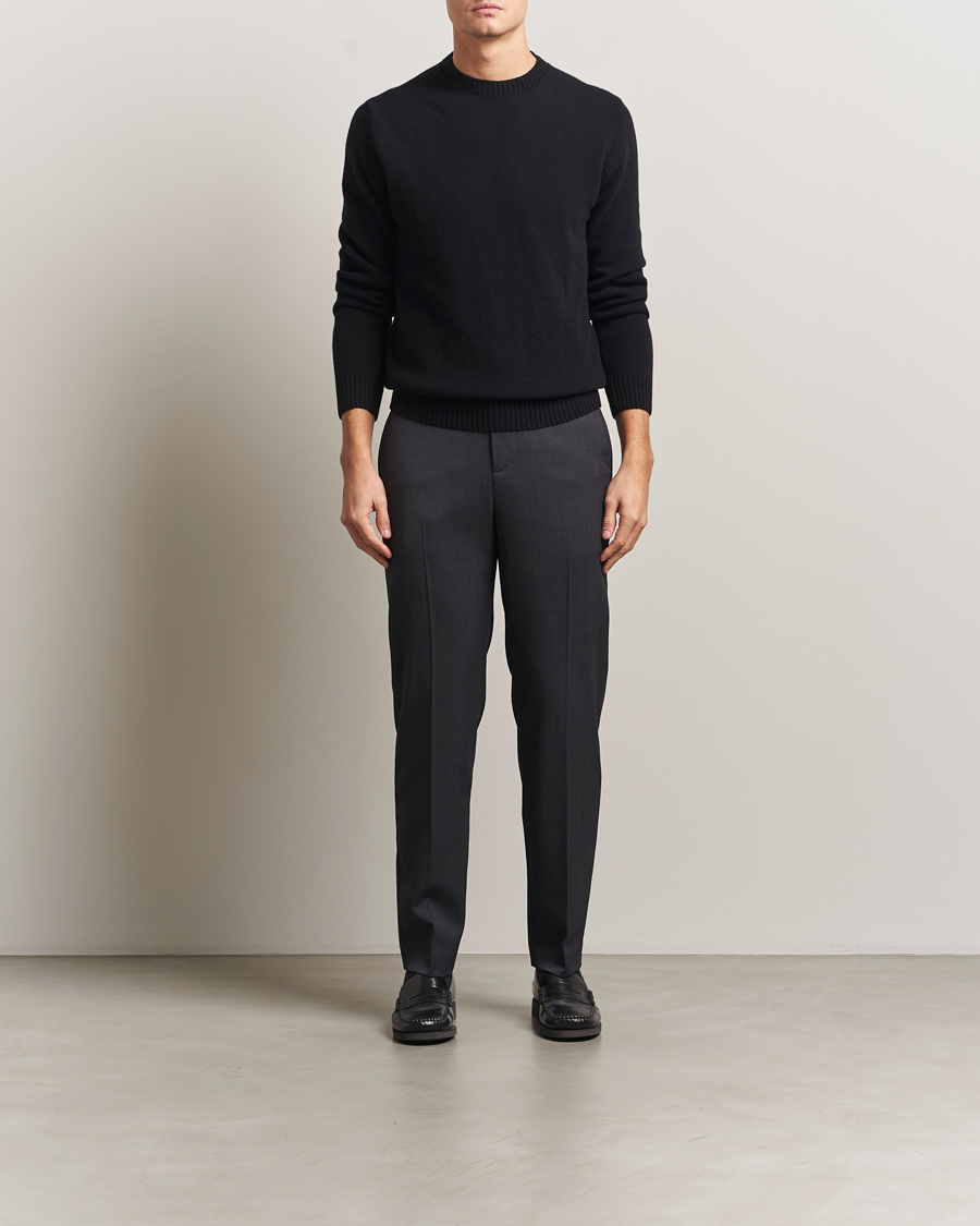 Herr | Byxor | Filippa K | Troy Tailored Drawstring Trousers Mid Grey