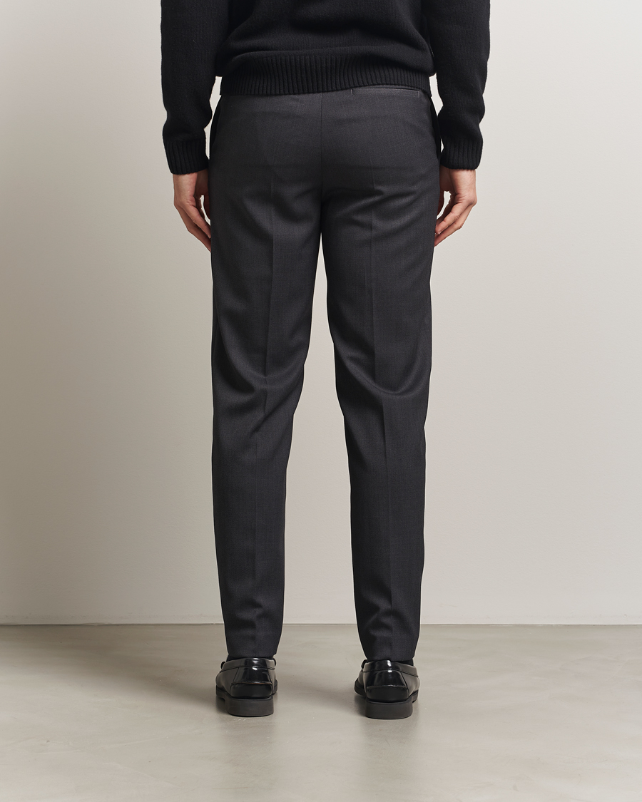 Herr | Byxor | Filippa K | Troy Tailored Drawstring Trousers Mid Grey