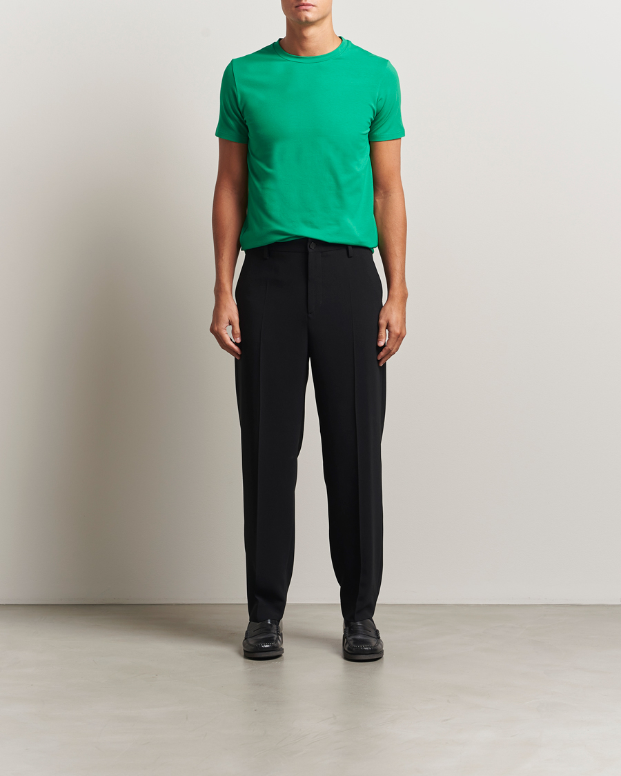 Herr | T-Shirts | Filippa K | Soft Lycra T-Shirt Apple Green
