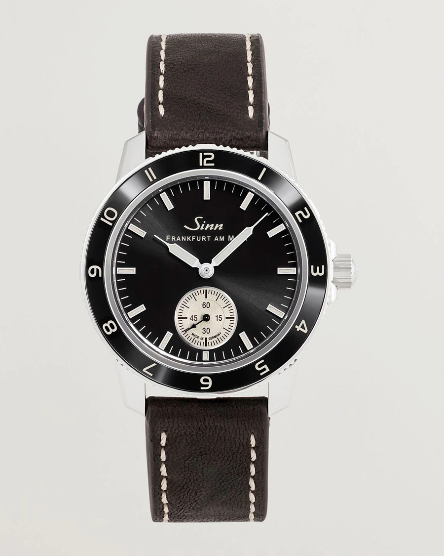 Herr | Sinn 104 Classic 12 Pilot Watch 41mm Leather Strap Black | Sinn | 104 Classic 12 Pilot Watch 41mm Leather Strap Black
