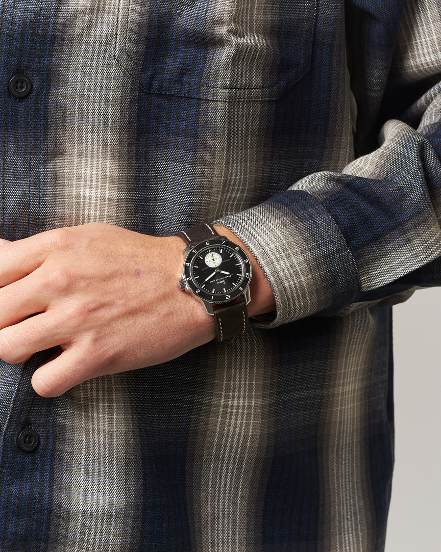 Herr | Sinn 104 Classic 12 Pilot Watch 41mm Leather Strap Black | Sinn | 104 Classic 12 Pilot Watch 41mm Leather Strap Black