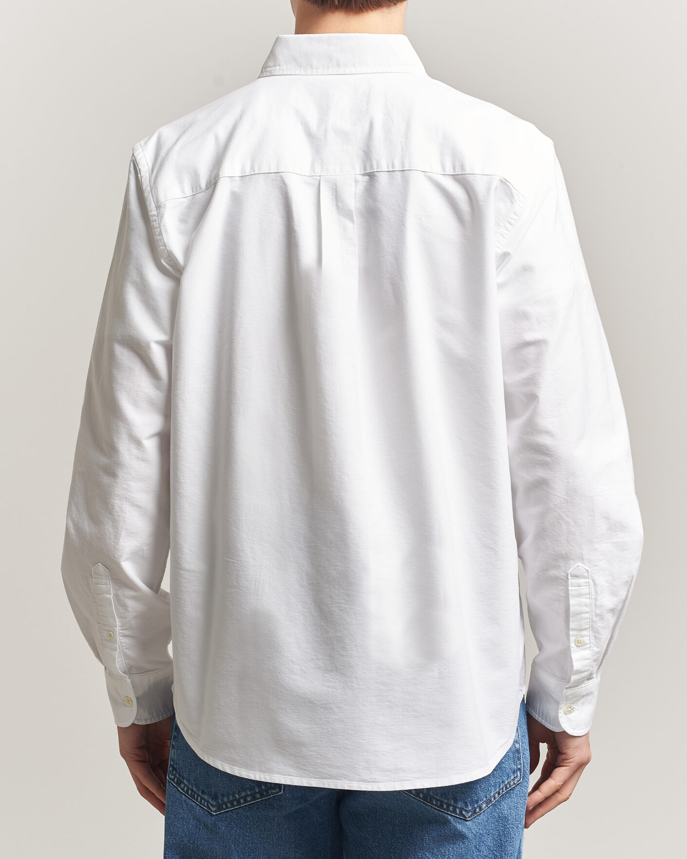 Herr | Skjortor | A Day's March | Classic Oxford Shirt White