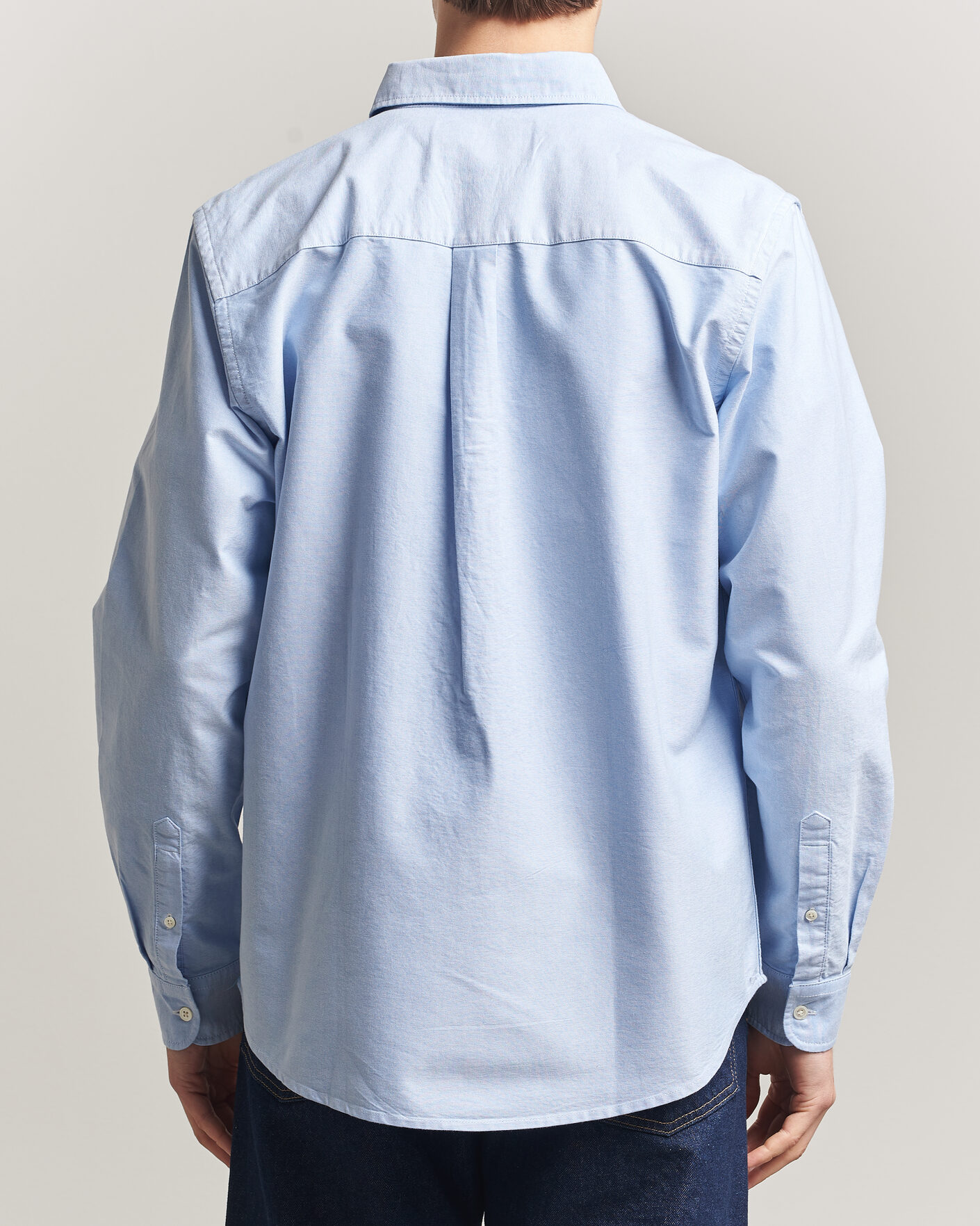 Herr | Skjortor | A Day's March | Classic Oxford Shirt Light Blue