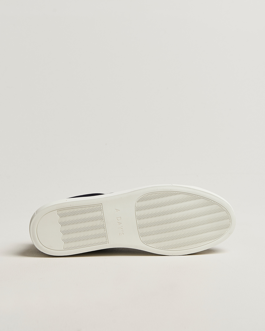 Herr | Sneakers | A Day's March | Suede Marching Sneaker Navy