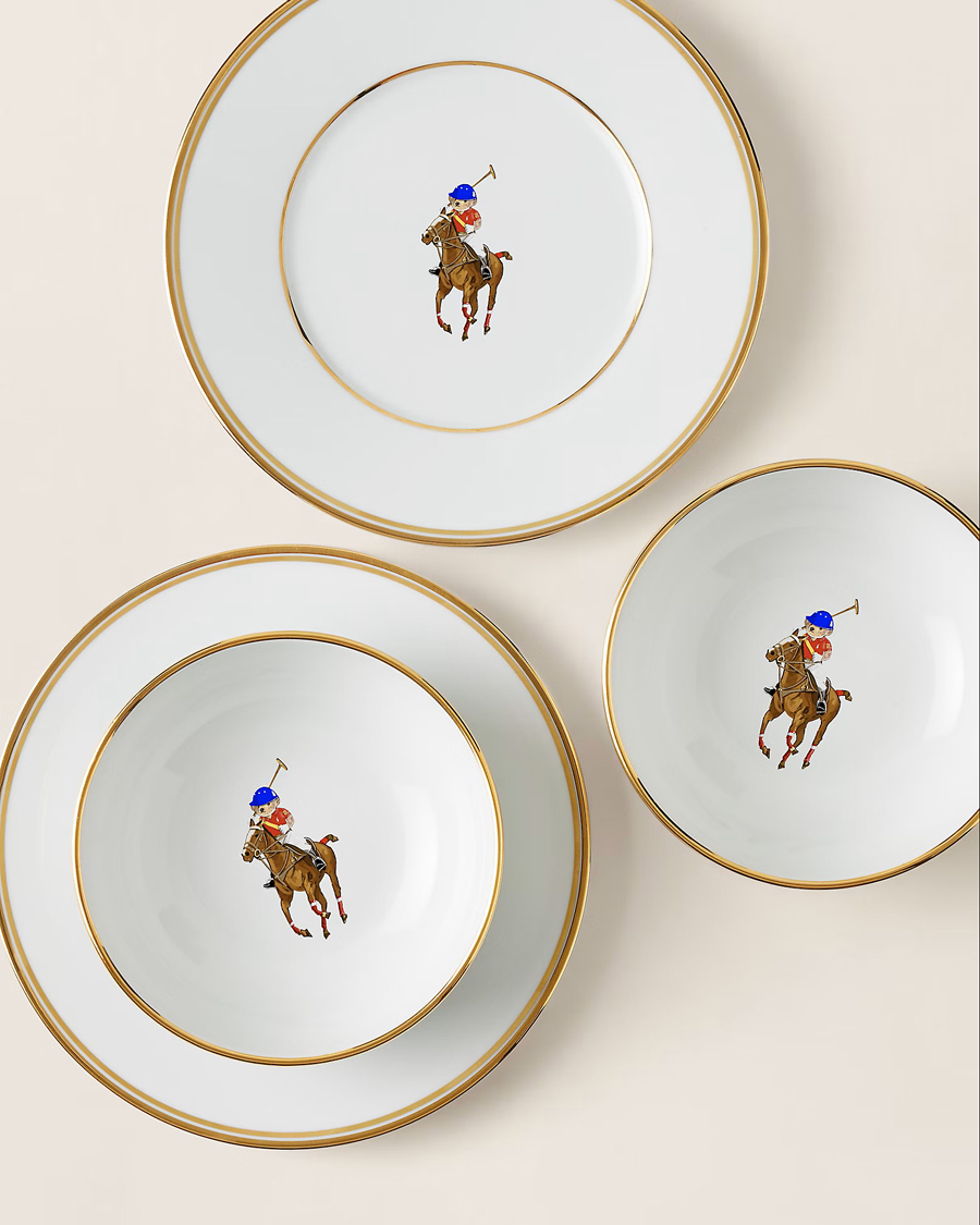 Herr | Till hemmet | Ralph Lauren Home | Bowl and Plate Gift Set White/Gold