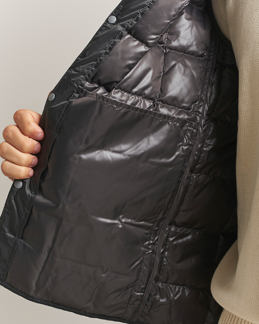 Herr | Jackor | TAION | V-Neck Lightweight Down Vest Dark Grey