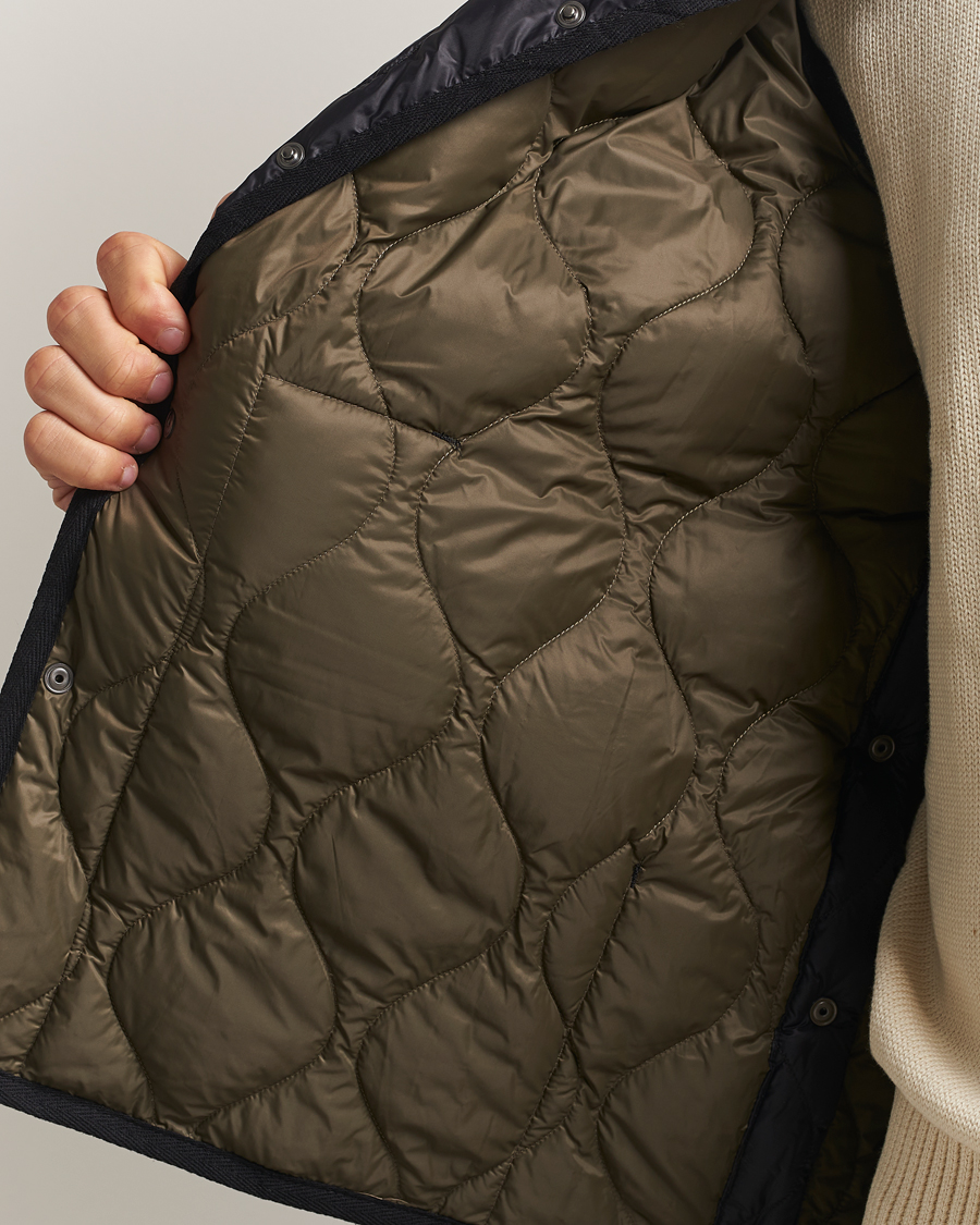 Herr | Jackor | TAION | Military Crew Neck Down Vest Black