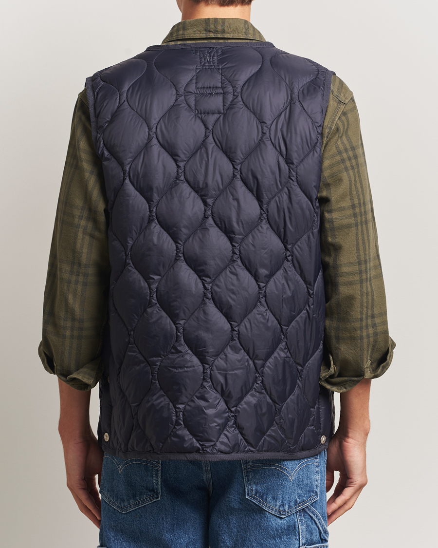 Herr | Västar | TAION | Military Crew Neck Down Vest Navy