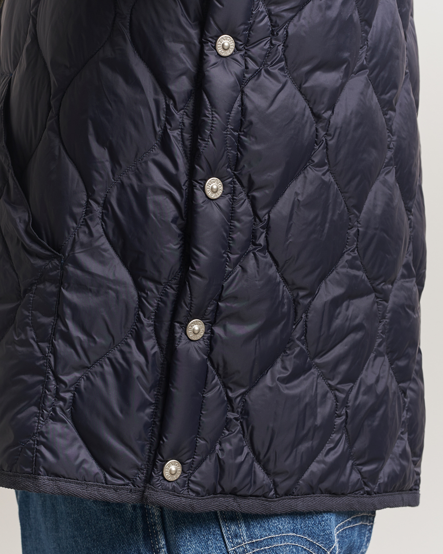 Herr | Västar | TAION | Military Crew Neck Down Vest Navy