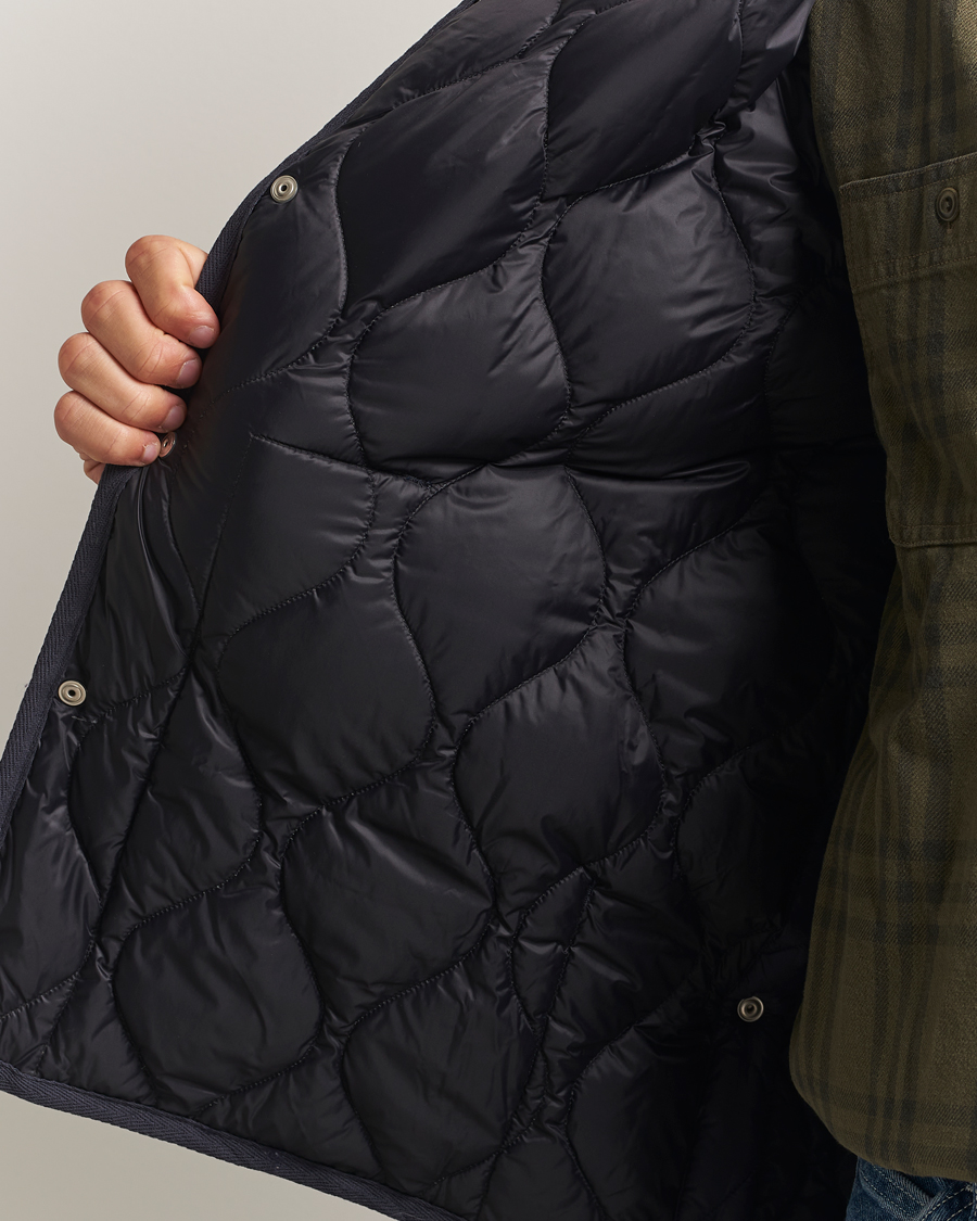 Herr | Västar | TAION | Military Crew Neck Down Vest Navy