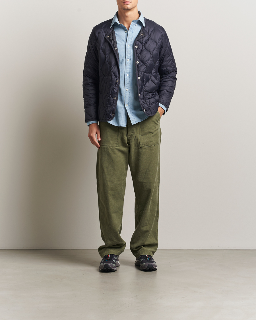 Herr | Jackor | TAION | Military Crew Neck Down Jacket Navy