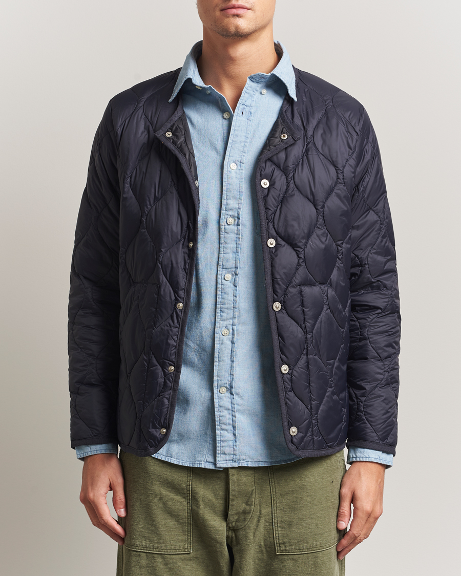 Herr | Jackor | TAION | Military Crew Neck Down Jacket Navy