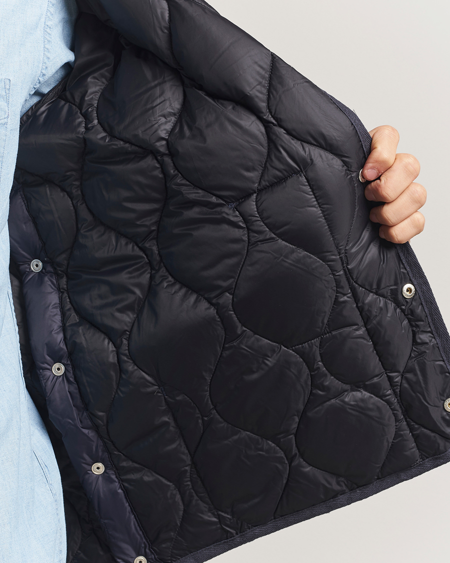 Herr | Jackor | TAION | Military Crew Neck Down Jacket Navy