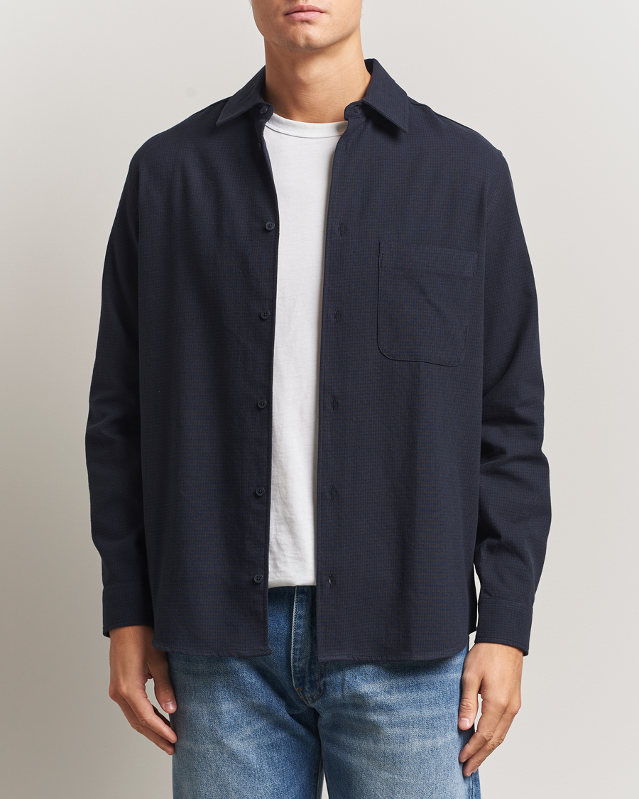 Herr | Skjortor | Samsøe Samsøe | Damon Overshirt Salute Navy