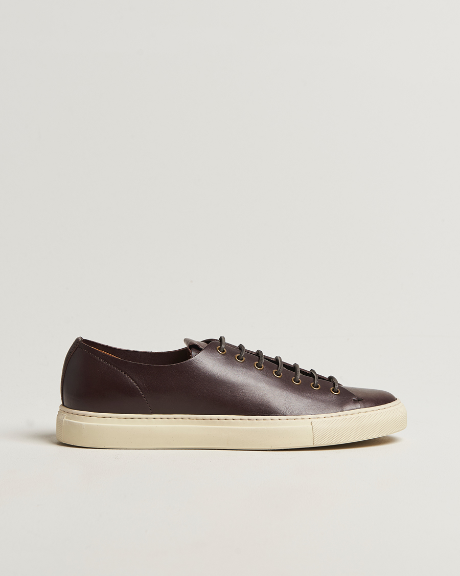 Herr | Sneakers | Buttero | Tanino Leather Sneaker Dark Brown