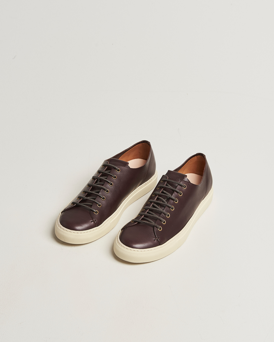 Herr | Sneakers | Buttero | Tanino Leather Sneaker Dark Brown