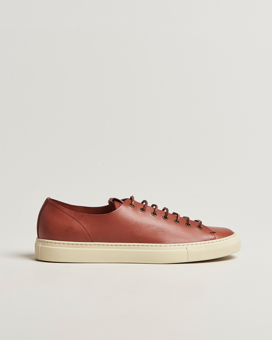 Herr | Sneakers | Buttero | Tanino Leather Sneaker Cognac