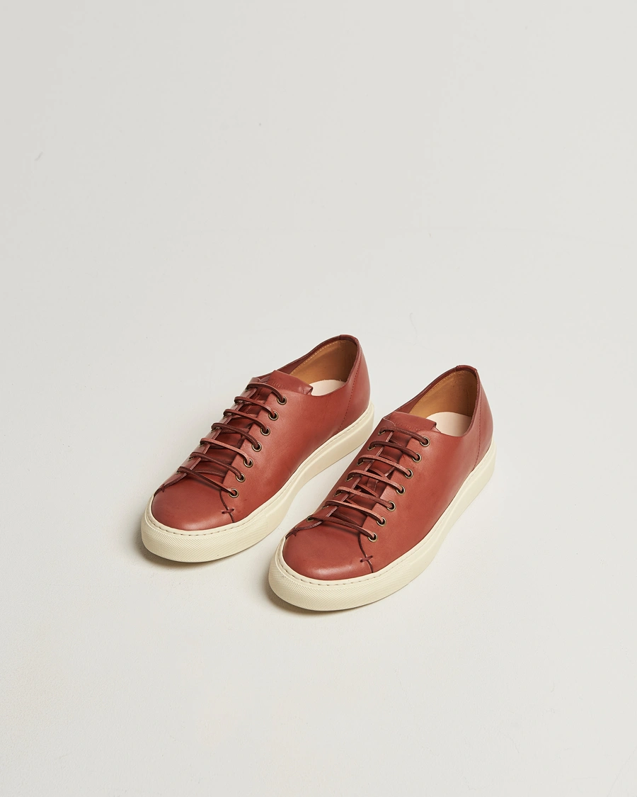 Herr | Sneakers | Buttero | Tanino Leather Sneaker Cognac
