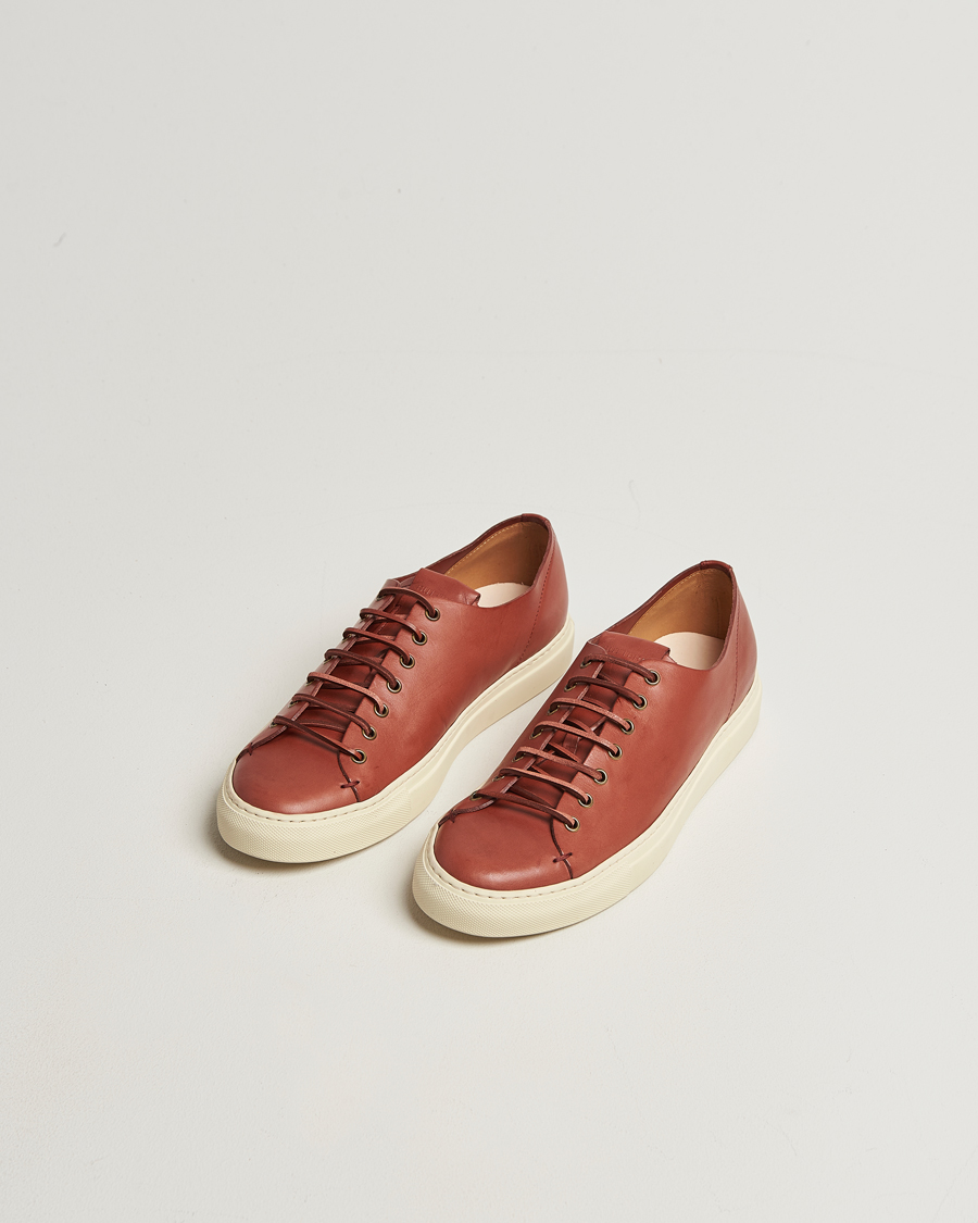 Herr | Sneakers | Buttero | Tanino Leather Sneaker Cognac