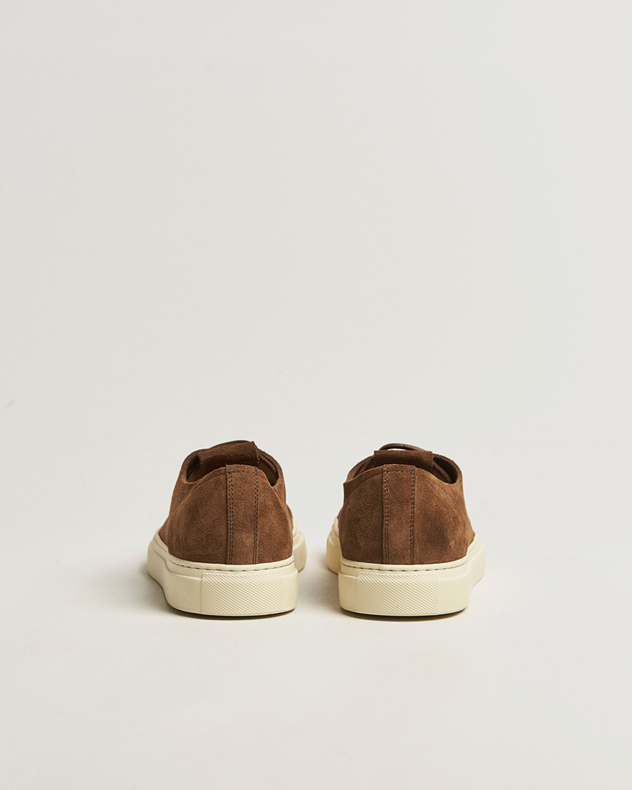 Herr | Sneakers | Buttero | Tanino Suede Sneaker Dark Brown