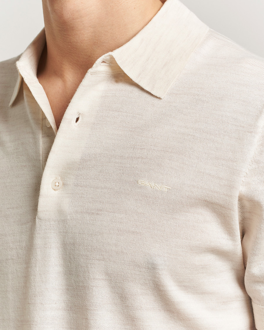 Herr | Pikéer | Gant | Extrafine Merino Polo Seed Melange