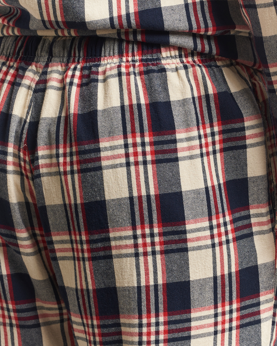 Herr | Pyjamas & Morgonrockar | GANT | Flannel Checked Pyjama Set Ruby Red