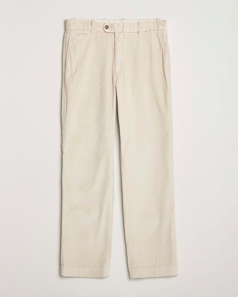 Herr | Byxor | Gant | Straight Fit Corduroy Trousers Putty