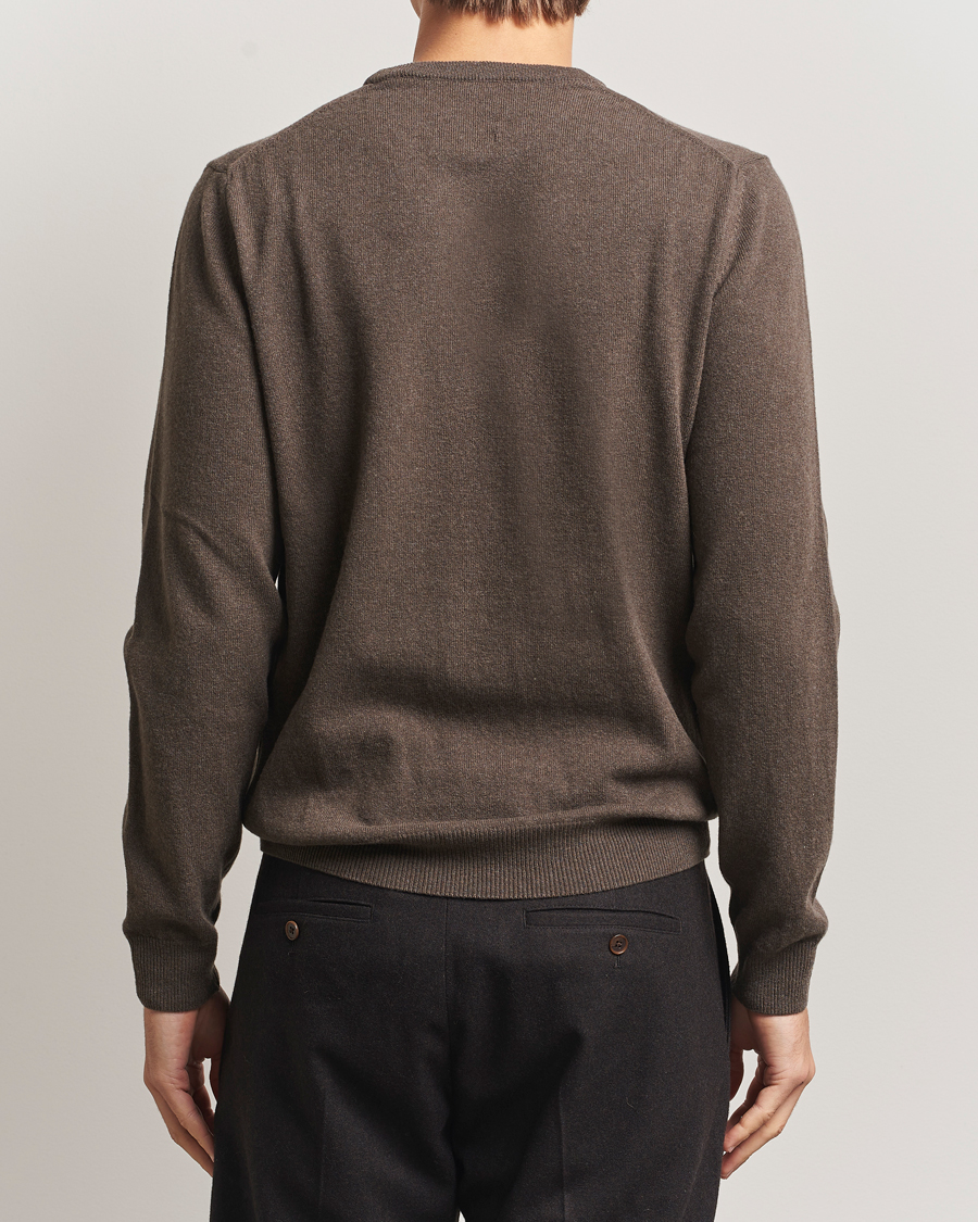 Herr | Tröjor | GANT | Superfine Lambswool Crew Neck Seawood Melange