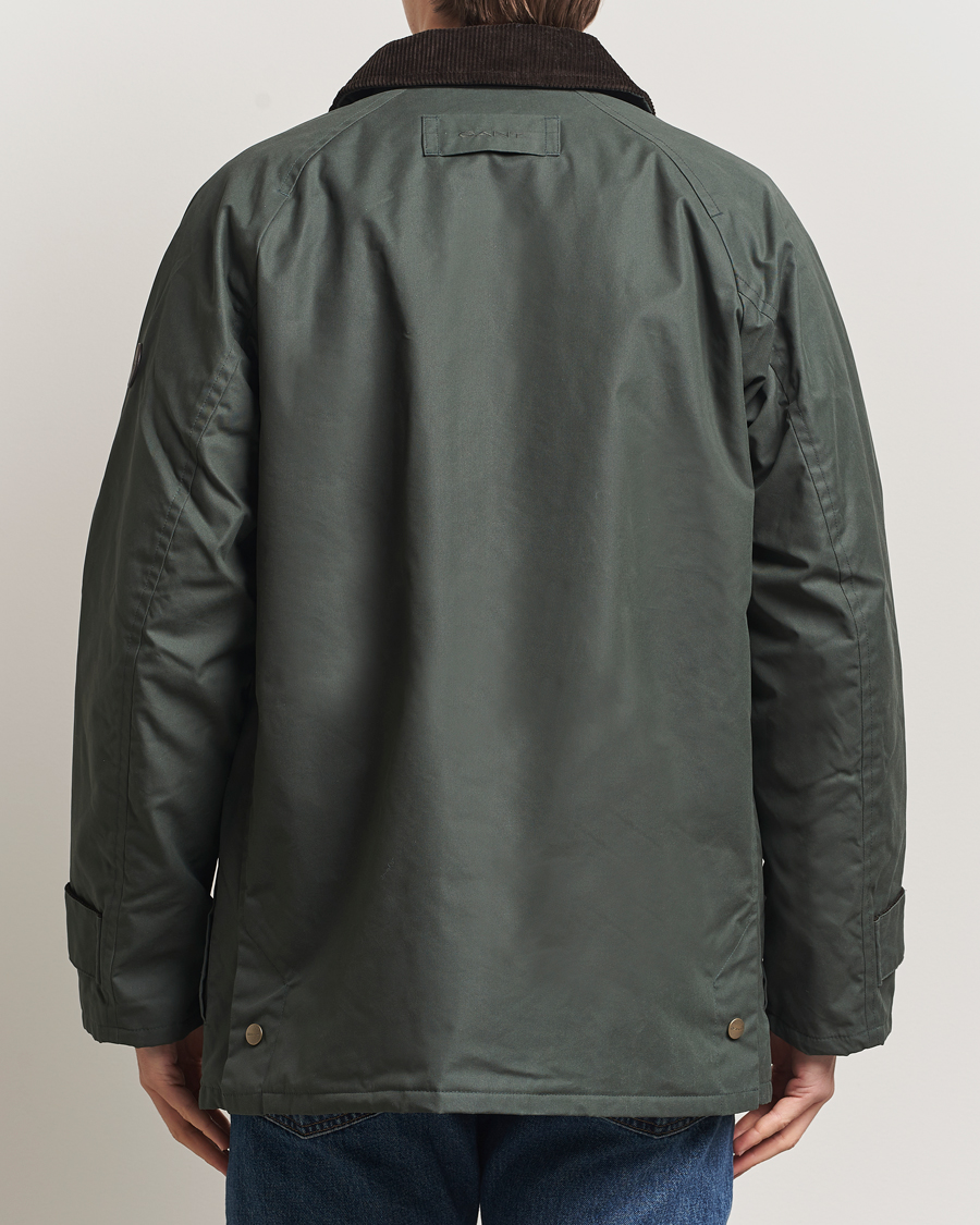 Herr | Jackor | GANT | Waxed Barn Jacket Woody Green