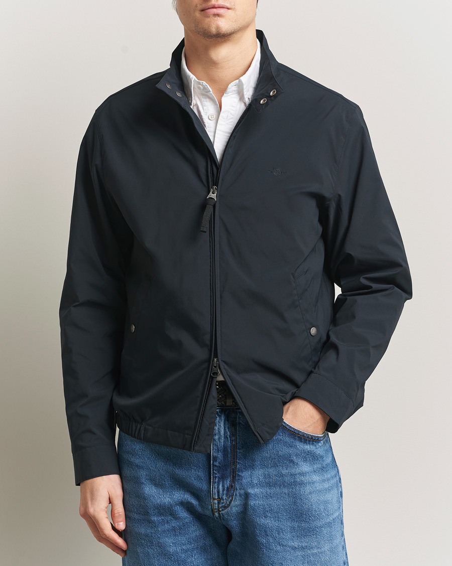 Herr | Jackor | Gant | Lightweight Harrington Jacket Black