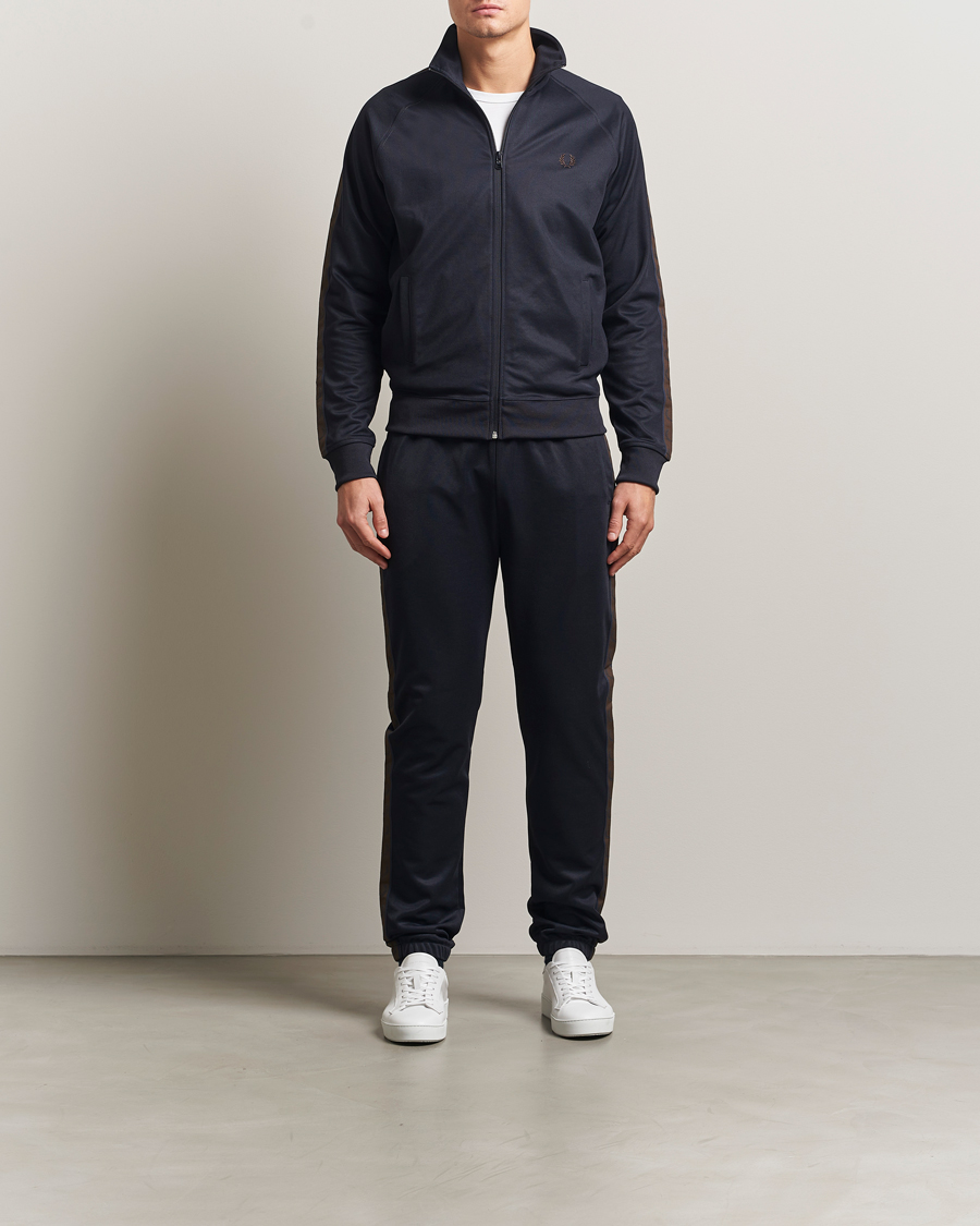 Herr | Byxor | Fred Perry | Taped Track Pants Navy