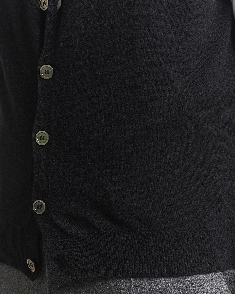 Herr | Tröjor | Oscar Jacobson | Guiseppe Buttoned Vest Black