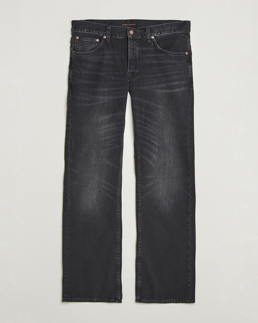 Herr | Jeans | Nudie Jeans | Flare Glenn Jeans Black Storm