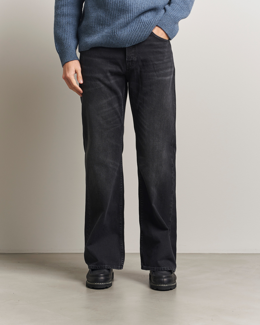 Herr | Jeans | Nudie Jeans | Flare Glenn Jeans Black Storm