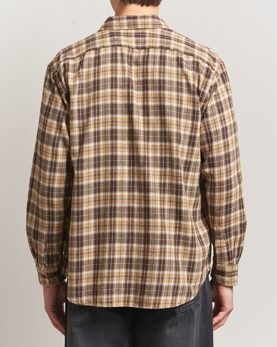 Herr | Skjortor | Nudie Jeans | Julian Checked Worker Shirt Brown