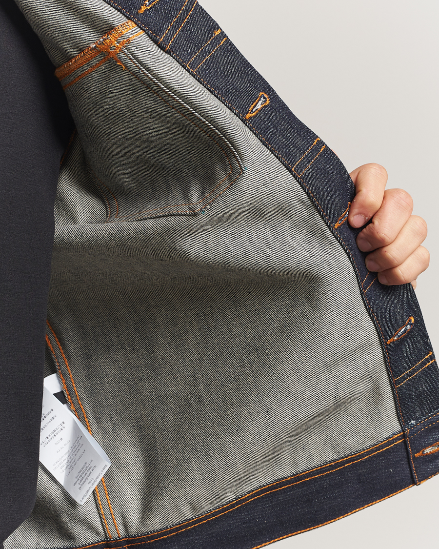 Herr | Jackor | Nudie Jeans | Conny Denim Jacket Sunburns Blue