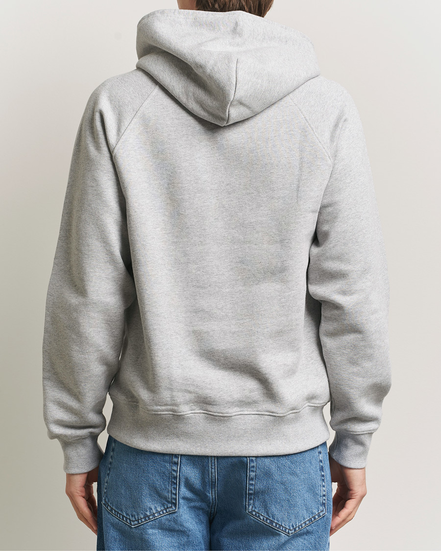 Herr | Tröjor | Nudie Jeans | Gunde Logo Hoodie Grey Melange